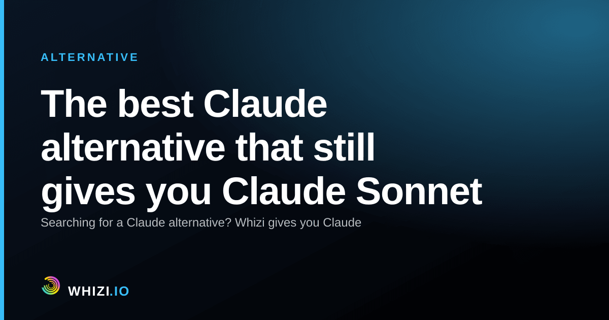 The best Claude alternative that still gives you Claude Sonnet