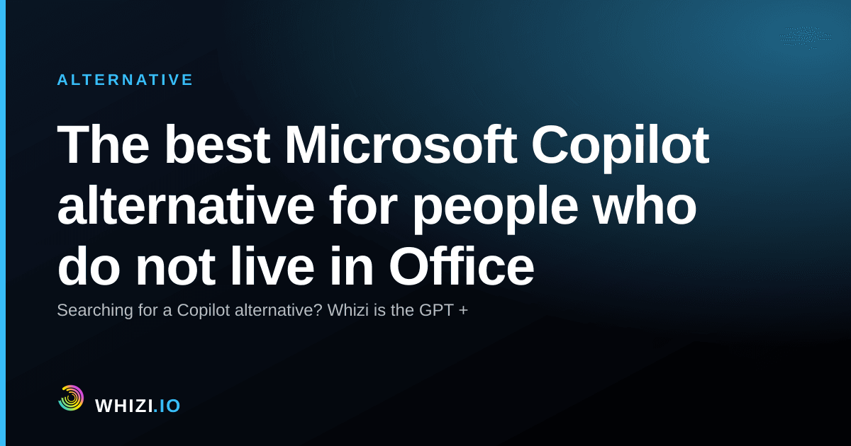 The best Microsoft Copilot alternative for people who do not live in Office