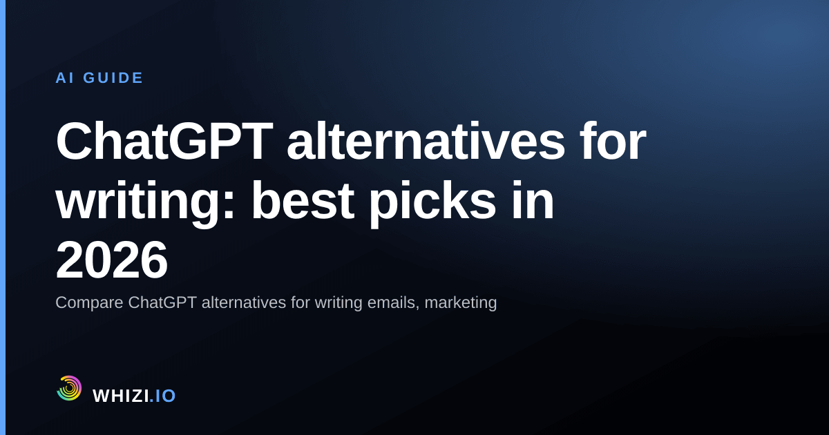 ChatGPT alternatives for writing: best picks in 2026
