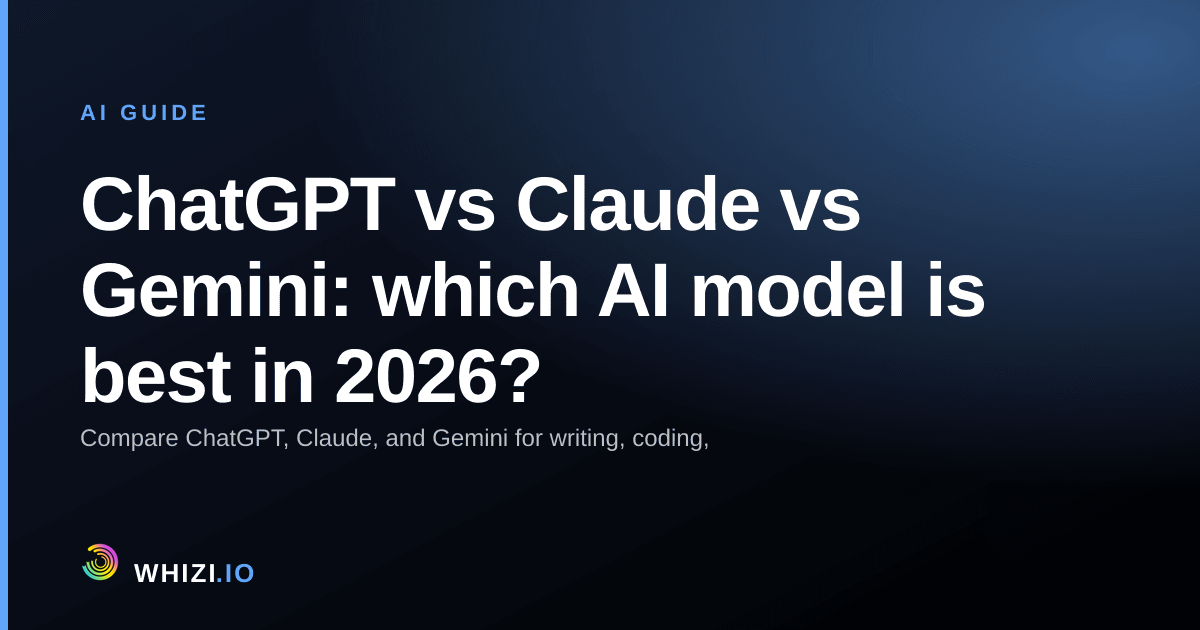 ChatGPT vs Claude vs Gemini: which AI model is best in 2026?