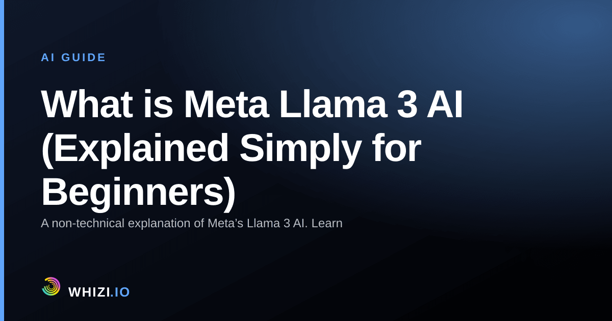 What is Meta Llama 3 AI (Explained Simply for Beginners)