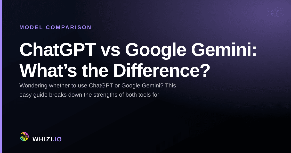 ChatGPT vs Google Gemini: What’s the Difference?